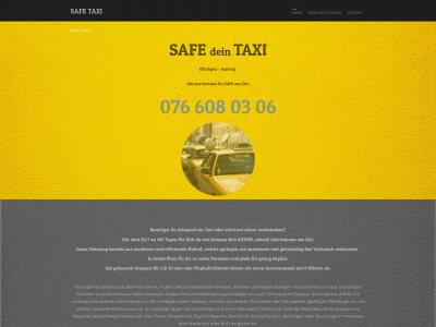 safetaxi.ch snapshot