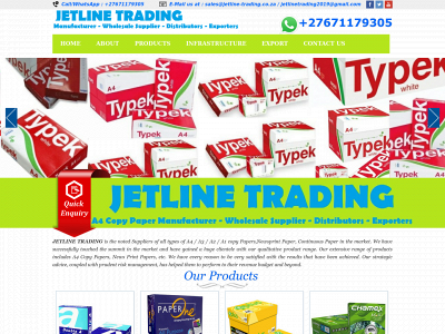 www.jetline-trading.co.za snapshot