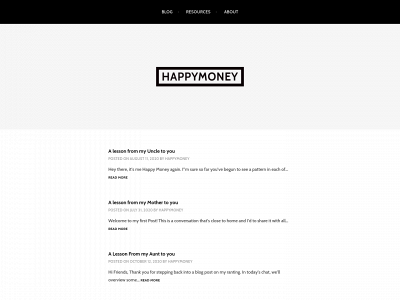 happymoney.blog snapshot