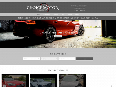 choice-motorcars.com snapshot