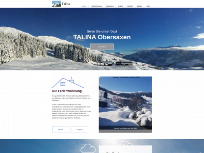 talina-obersaxen.ch snapshot