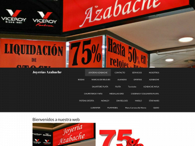 www.joyeriasazabache.es snapshot