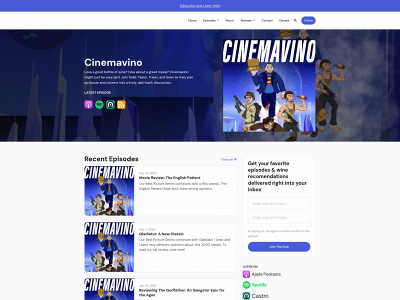 cinemavino.net snapshot