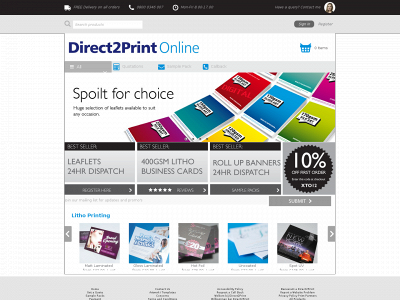 direct2printonline.co.uk snapshot
