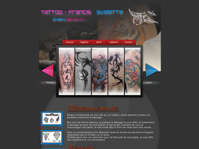 tattoo-francis.be snapshot