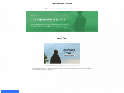 theunknownfeelings.weebly.com snapshot