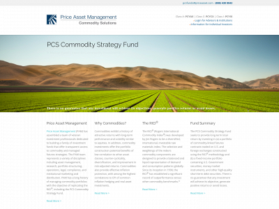 pcscommodityfunds.com snapshot