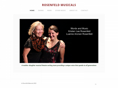 www.rosenfeldmusicals.com snapshot