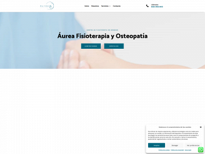 www.aureafisioterapia.es snapshot