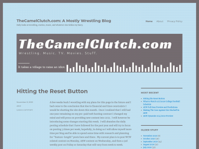 thecamelclutch.com snapshot