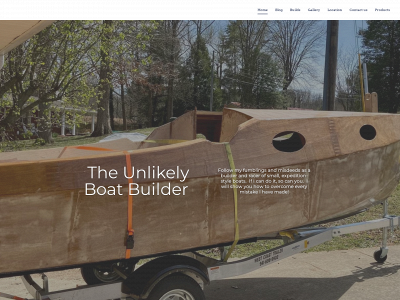 theunlikelyboatbuilder.com snapshot