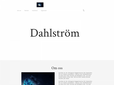 dahlström.se snapshot