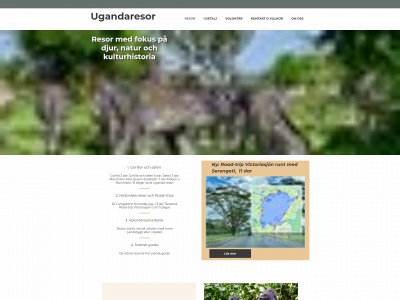 ugandaresor.se snapshot