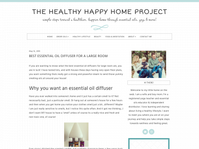 thehealthyhappyhomeproject.com snapshot