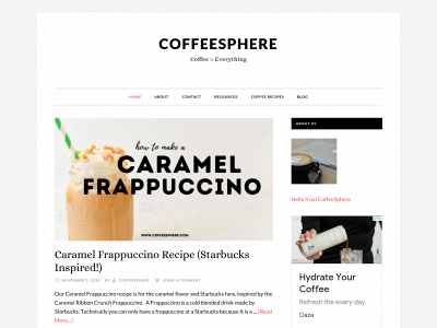 coffeesphere.com snapshot