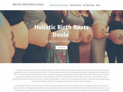 holisticbirthroots.com snapshot