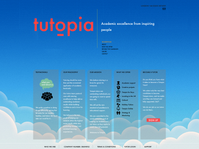 tutopia.co.uk snapshot