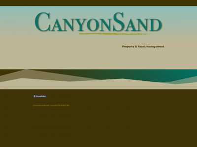canyonsand.com snapshot