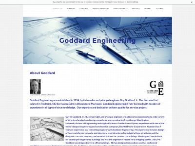 www.goddard-engineering.com snapshot