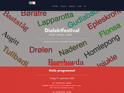 dialektfestival.no snapshot