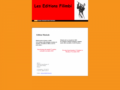 editions-filimbi.com snapshot