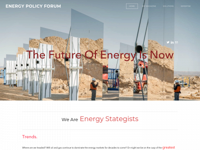 www.energypolicyforum.com snapshot