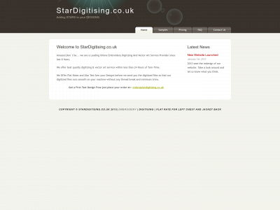 stardigitising.co.uk snapshot