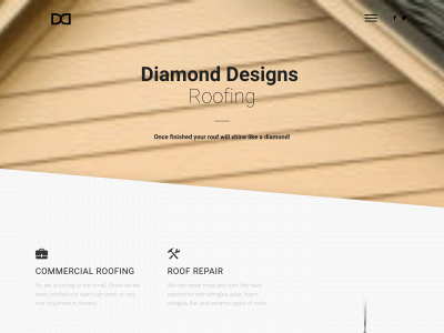 diamonddesignsroofing.com snapshot
