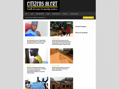 citizenzalert.com snapshot