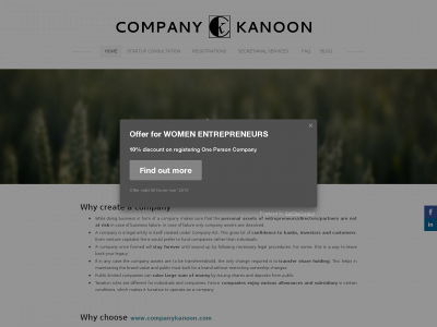 www.companykanoon.com snapshot