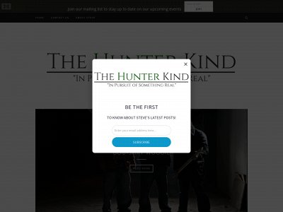 thehunterkind.com snapshot