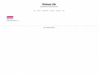 victresslife.com snapshot
