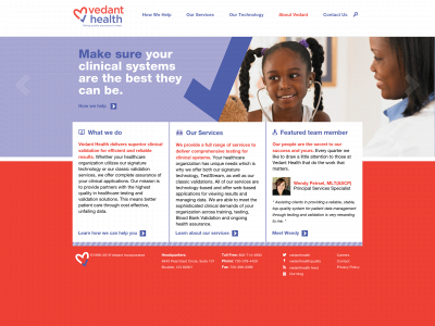 vedant-health.com snapshot