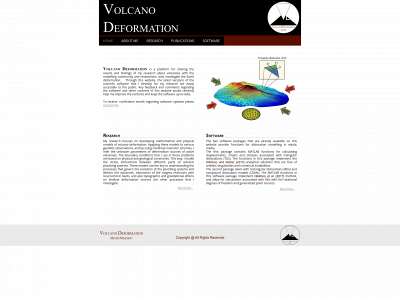 volcanodeformation.com snapshot