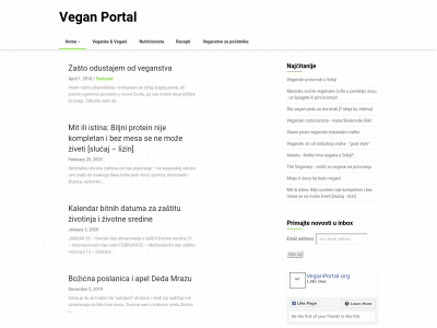 veganportal.org snapshot