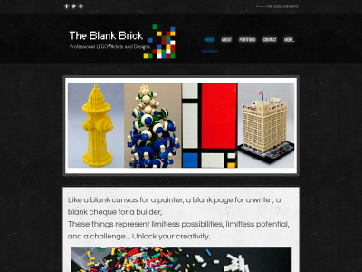 theblankbrick.com snapshot