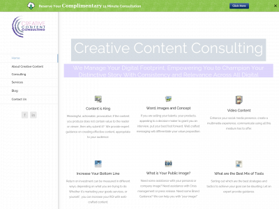 creativecontentconsulting.com snapshot