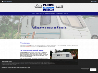 www.parkingmaranata.es snapshot
