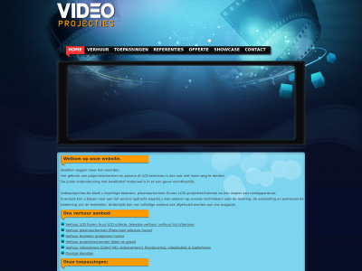 videoprojecties.be snapshot