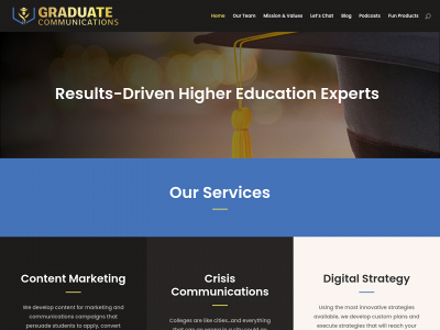 graduatecommunications.com snapshot