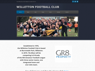 www.willettonfootballclub.com snapshot
