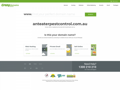 anteaterpestcontrol.com.au snapshot