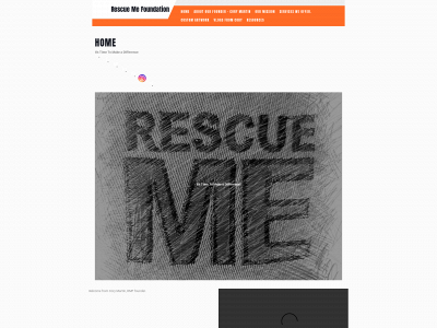 rescuemefoundation.org snapshot