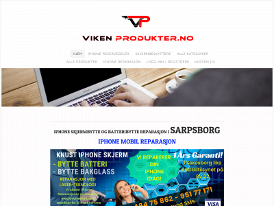 www.vikenprodukter.no snapshot