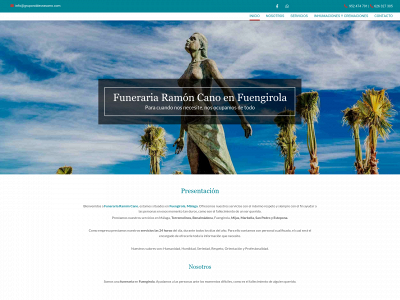 www.funerariaramoncano.es snapshot