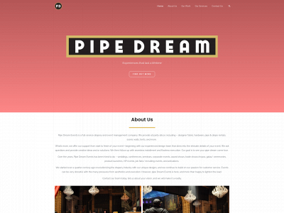 pipedreamevents.com snapshot