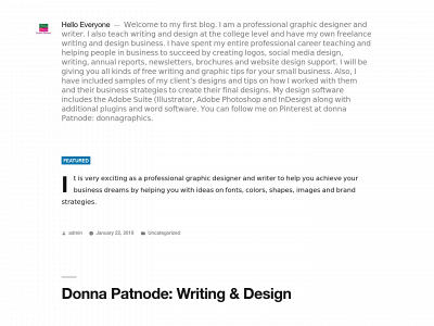 donnapatnodewriting-design.com snapshot