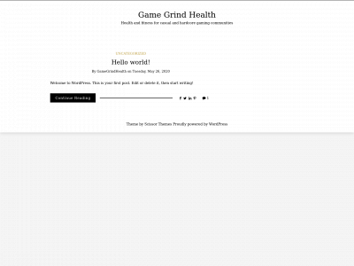 gamegrindhealth.com snapshot