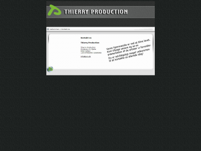 thierryproduction.dk snapshot