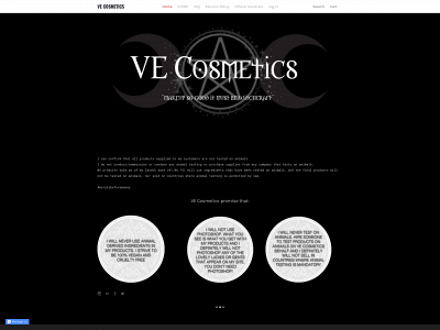 www.ve-cosmetics.com snapshot